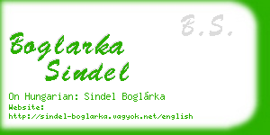 boglarka sindel business card